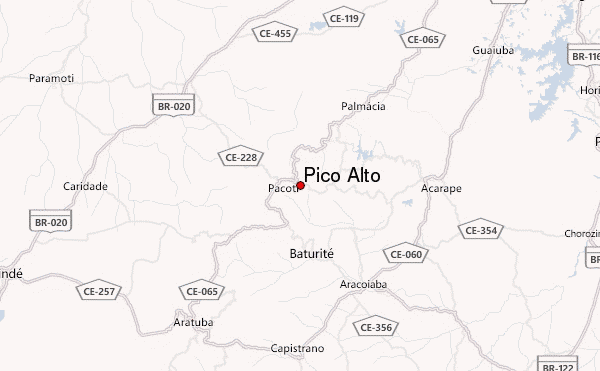 Pico Alto Location Map