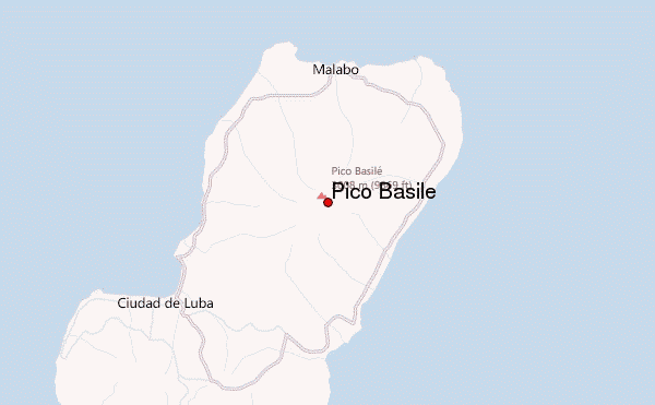 Pico Basilé Location Map