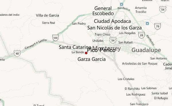 Pico Perico Location Map