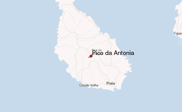 Pico da Antónia Location Map