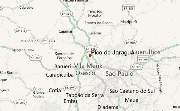 Pico do Jaraguá Location Map