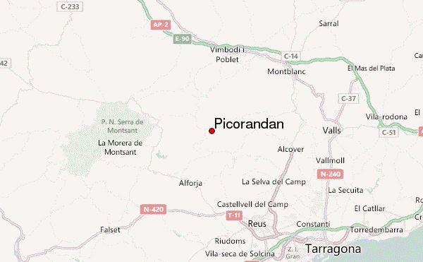 Picorandan Location Map