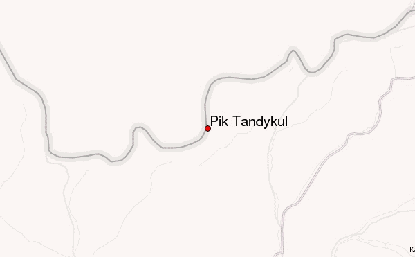 Pik Tandykul Location Map