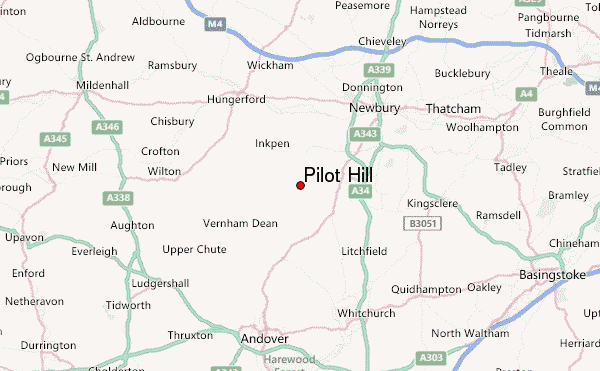 Pilot Hill Location Map