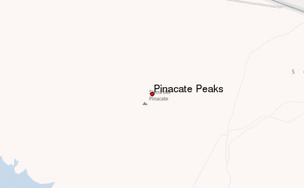 Pinacate Peaks Location Map