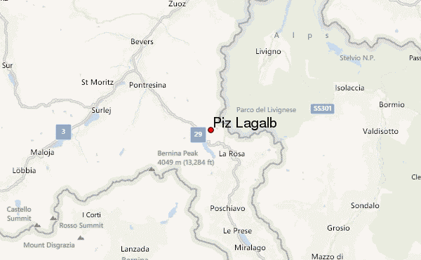 Piz Lagalb Location Map