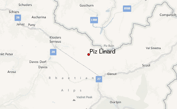 Piz Linard Location Map