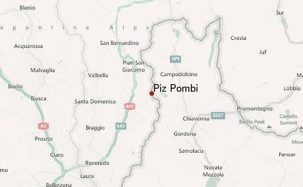 Piz Pombi Location Map