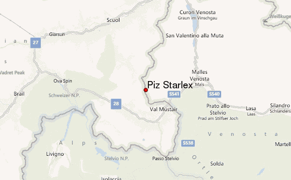Piz Starlex Location Map
