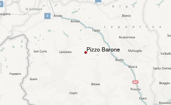 Pizzo Barone Location Map