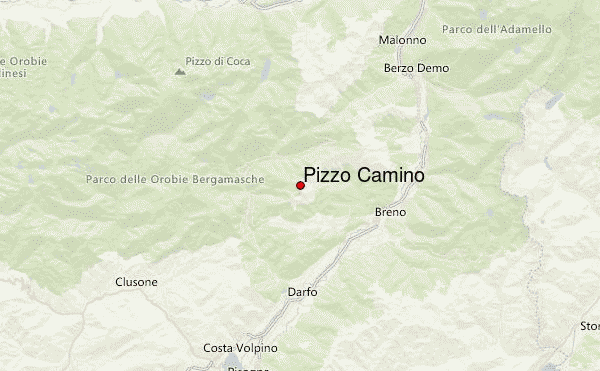 Pizzo Camino Location Map