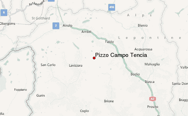 Pizzo Campo Tencia Location Map