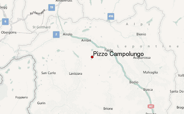 Pizzo Campolungo Location Map