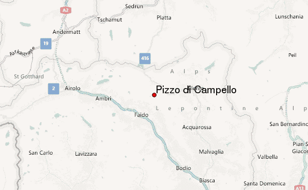 Pizzo di Campello Location Map