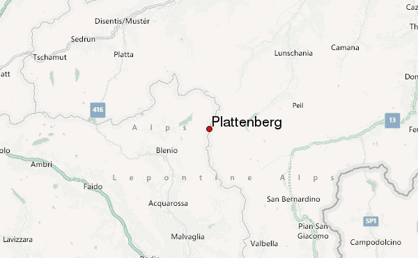 Plattenberg Location Map