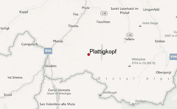 Plattigkopf Location Map