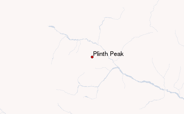 Plinth Peak Location Map