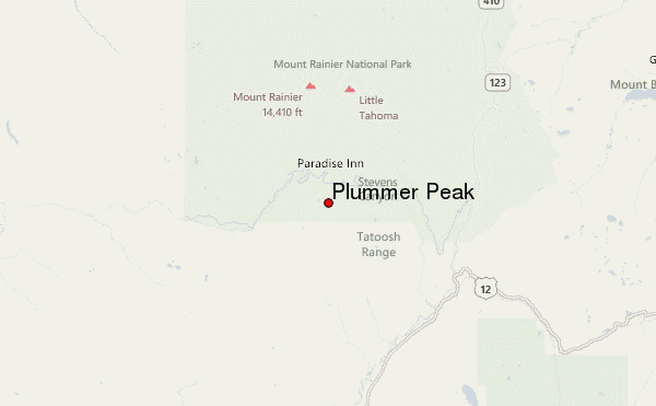 Plummer Peak Location Map