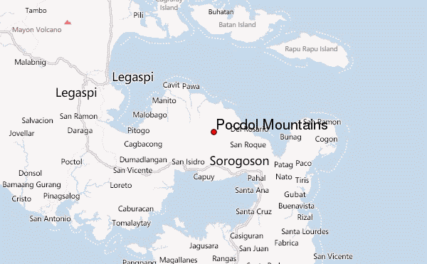 Pocdol Mountains Location Map