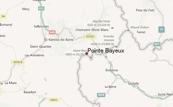 Pointe Bayeux Location Map