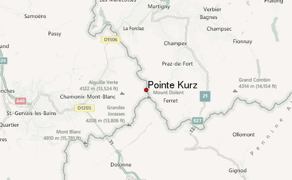 Pointe Kurz Location Map