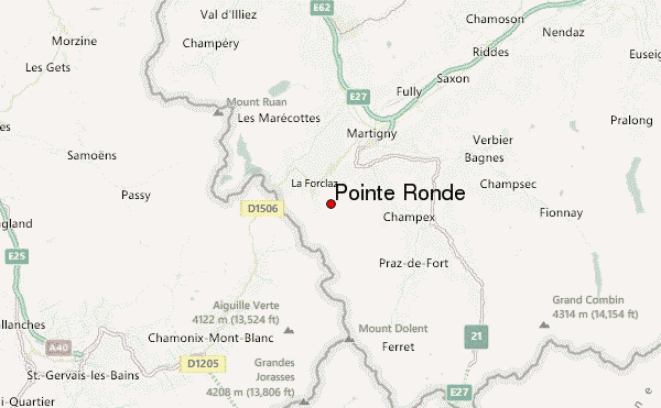 Pointe Ronde Location Map