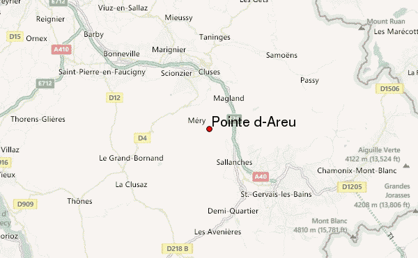 Pointe d'Areu Mountain Information