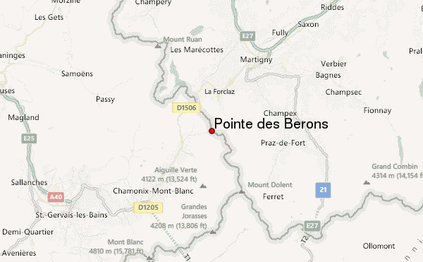 Pointe des Berons Location Map