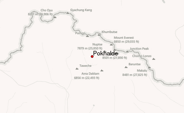 Pokhalde Location Map