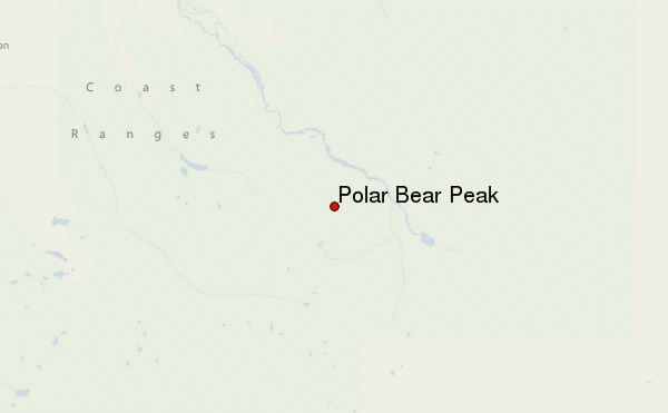 Polar Bear Peak Location Map