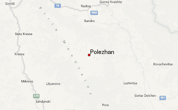 Polezhan Location Map