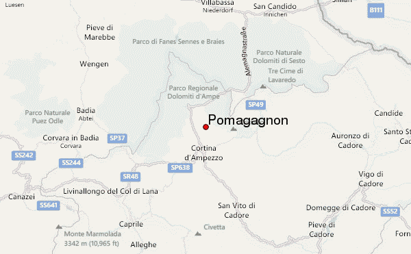 Pomagagnon Location Map