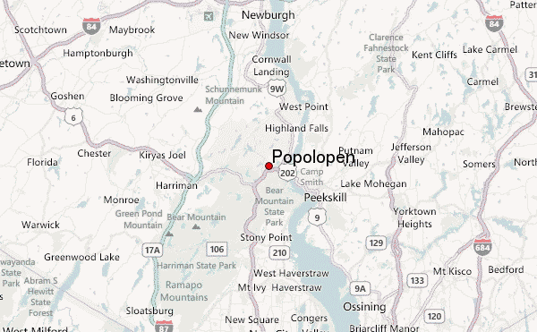 Popolopen Location Map