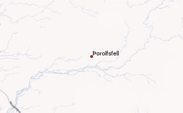 Þórólfsfell Location Map