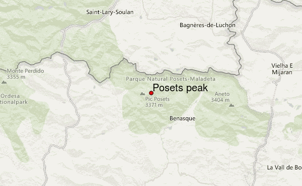 Posets peak Location Map