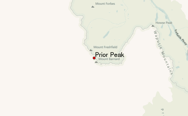 Prior Peak Location Map