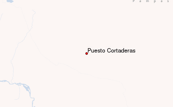 Puesto Cortaderas Location Map
