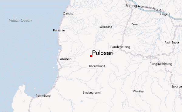 Pulosari Location Map
