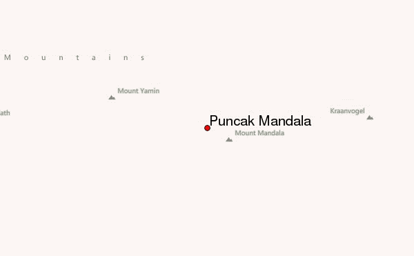 Puncak Mandala Location Map