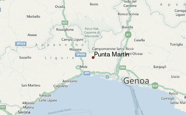 Punta Martin Location Map