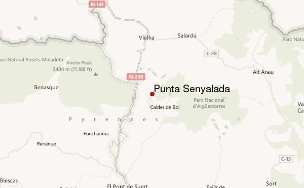 Punta Senyalada Location Map