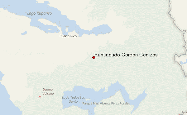 Puntiagudo-Cordón Cenizos Location Map