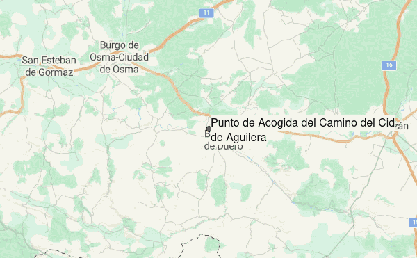 Punto de Acogida del Camino del Cid de Aguilera Location Map