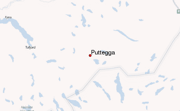 Puttegga Location Map