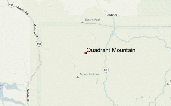 Quadrant Mountain Location Map