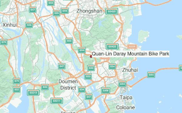 Quan-Lin Daray Mountain Bike Park Location Map