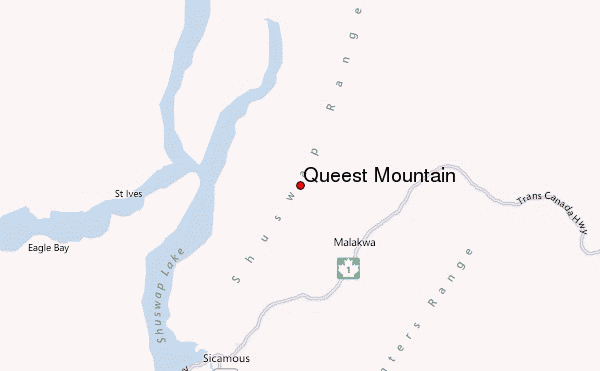 Queest Mountain Location Map
