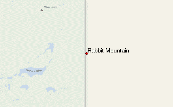 Rabbit Mountain Location Map