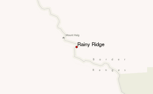 Rainy Ridge Location Map