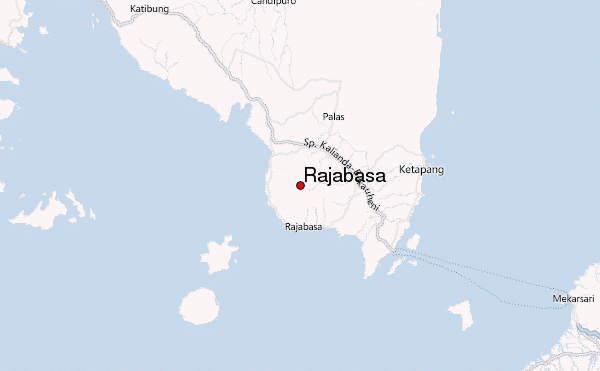 Rajabasa Location Map